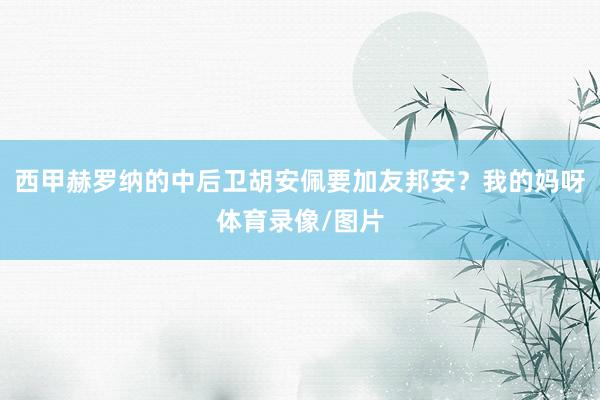 西甲赫罗纳的中后卫胡安佩要加友邦安？我的妈呀体育录像/图片
