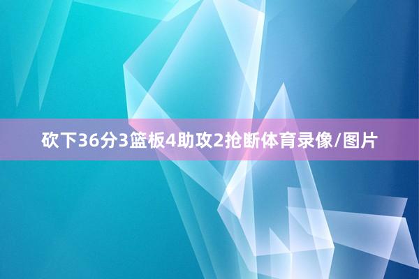 砍下36分3篮板4助攻2抢断体育录像/图片