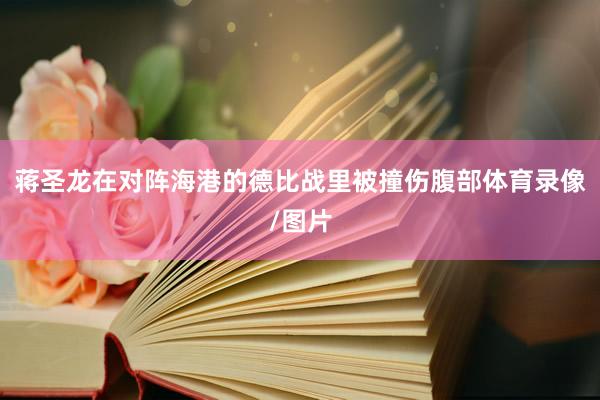 蒋圣龙在对阵海港的德比战里被撞伤腹部体育录像/图片