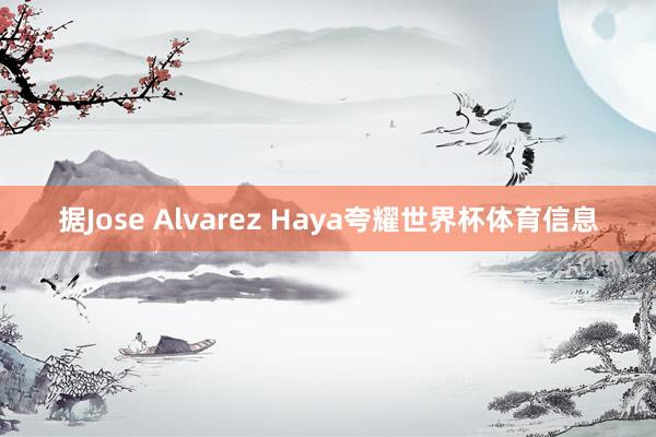据Jose Alvarez Haya夸耀世界杯体育信息