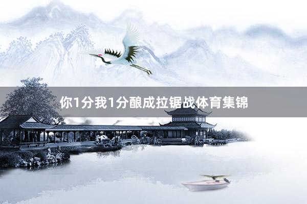 你1分我1分酿成拉锯战体育集锦
