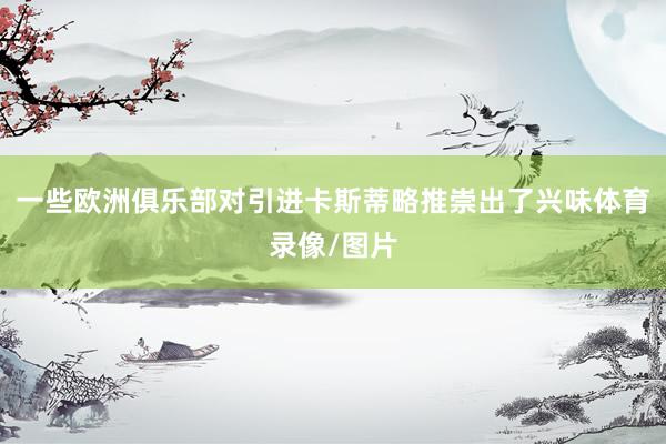 一些欧洲俱乐部对引进卡斯蒂略推崇出了兴味体育录像/图片