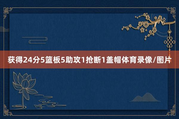 获得24分5篮板5助攻1抢断1盖帽体育录像/图片