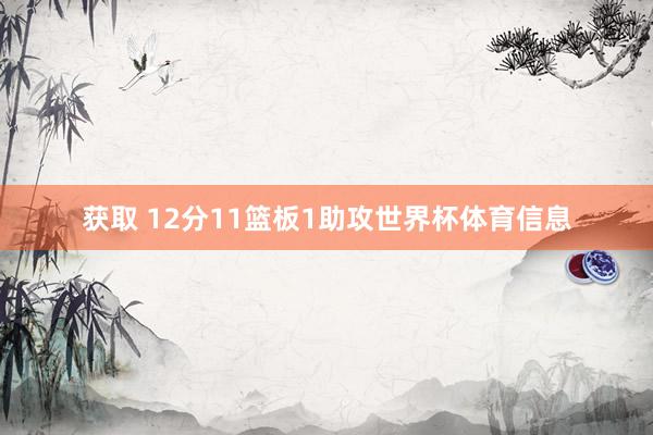 获取 12分11篮板1助攻世界杯体育信息