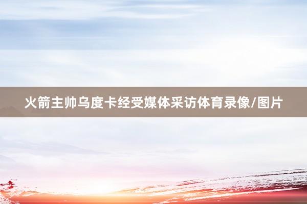 火箭主帅乌度卡经受媒体采访体育录像/图片