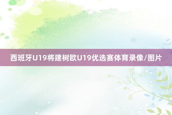 西班牙U19将建树欧U19优选赛体育录像/图片