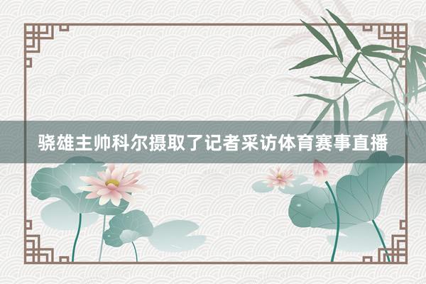 骁雄主帅科尔摄取了记者采访体育赛事直播