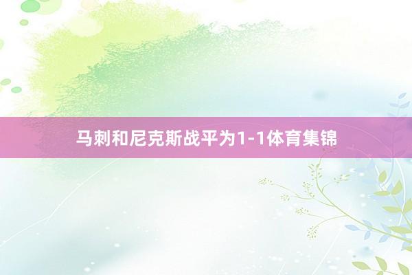 马刺和尼克斯战平为1-1体育集锦